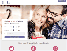 Tablet Screenshot of flirt.ch